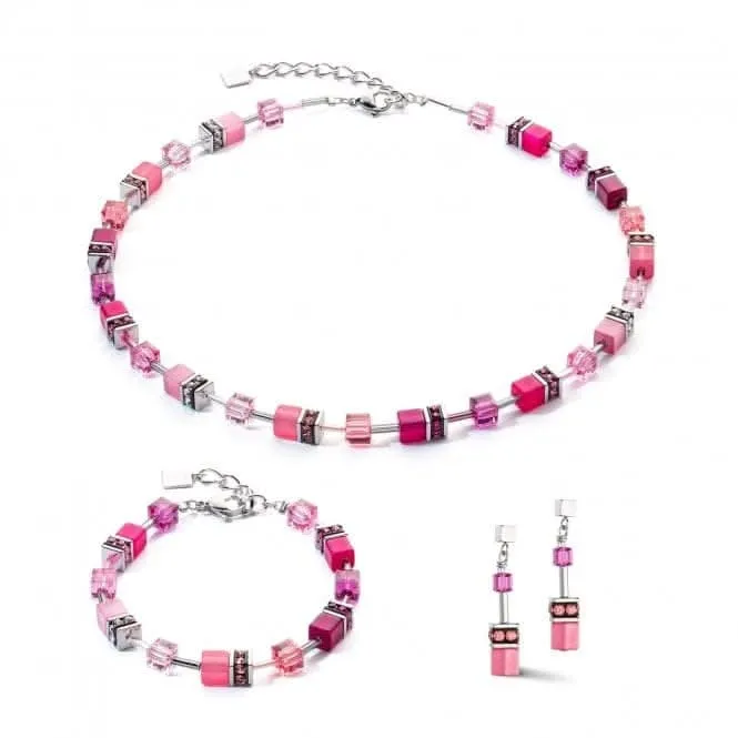 GeoCUBE Iconic Viva Magenta Earrings 2838/21-0422
