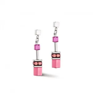 GeoCUBE Iconic Viva Magenta Earrings 2838/21-0422