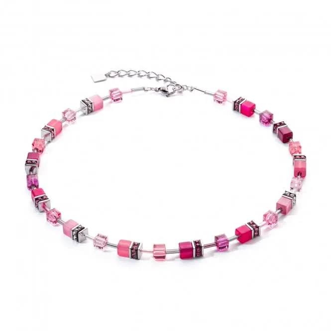 GeoCUBE Iconic Viva Magenta Necklace 2838/10-0422