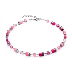GeoCUBE Iconic Viva Magenta Necklace 2838/10-0422