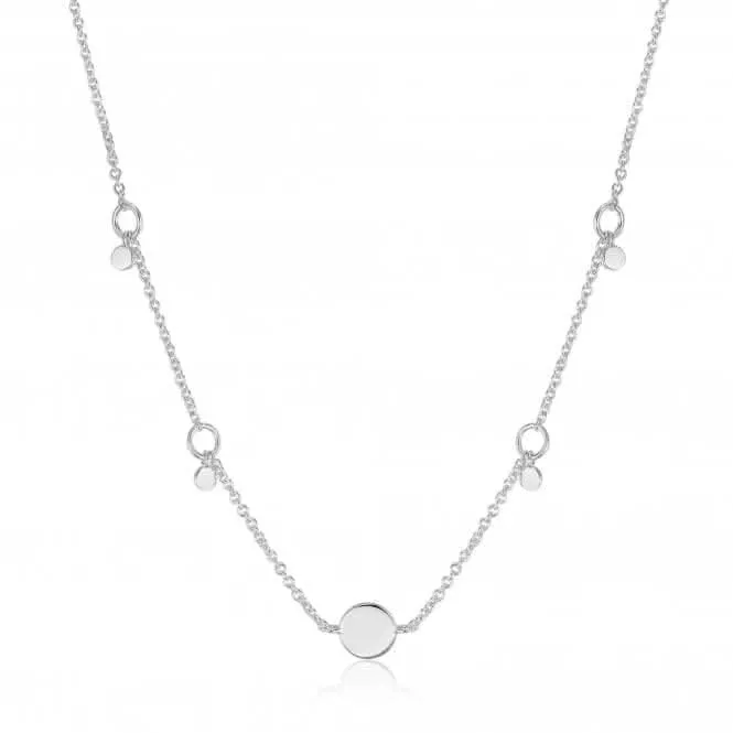 Geometry Drop Discs Necklace N005-03H