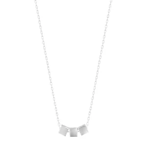Georg Jensen Aria Sterling Silver Triple Cube Necklace