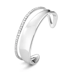Georg Jensen Marcia Sterling Silver Diamond Bangle