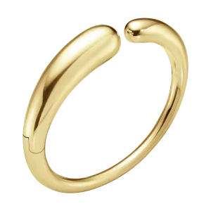 Georg Jensen Mercy 18ct Yellow Gold Hinged Bangle
