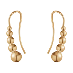 Georg Jensen Moonlight Grapes 18ct Rose Gold Hook Earrings