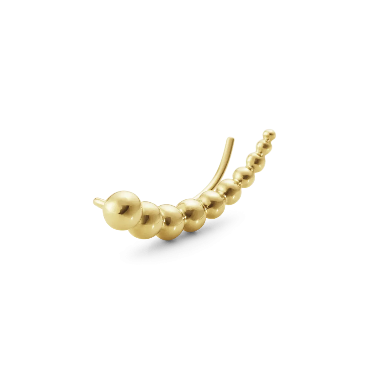 Georg Jensen Moonlight Grapes 18ct Yellow Gold Climber Earrings
