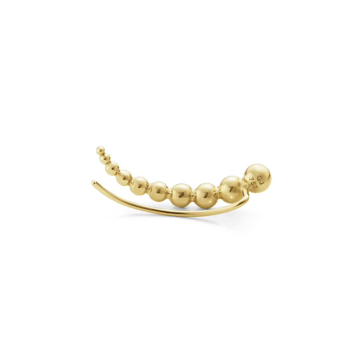 Georg Jensen Moonlight Grapes 18ct Yellow Gold Climber Earrings