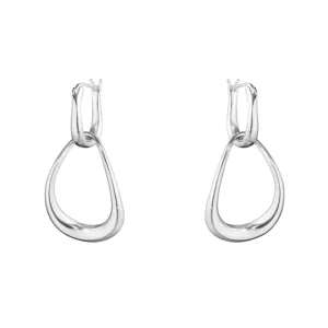 Georg Jensen Offspring Sterling Silver Drop Earrings