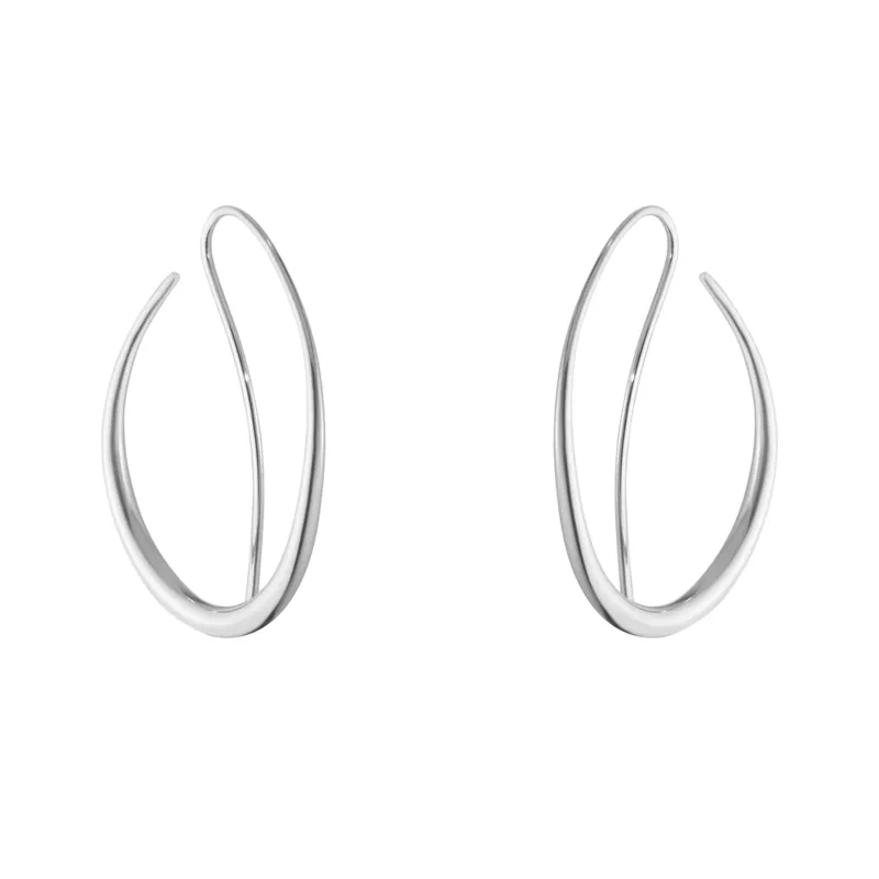 Georg Jensen Offspring Sterling Silver Hoop Earrings