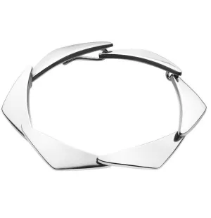 Georg Jensen Peak Sterling Silver Six Link Bracelet