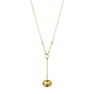 Georg Jensen Savannah 18ct Yellow Gold Citrine Necklace