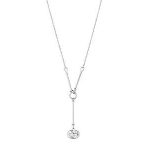 Georg Jensen Savannah Sterling Silver Rock Crystal Necklace