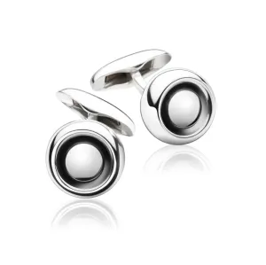 Georg Jensen Sphere Sterling Silver Cufflinks