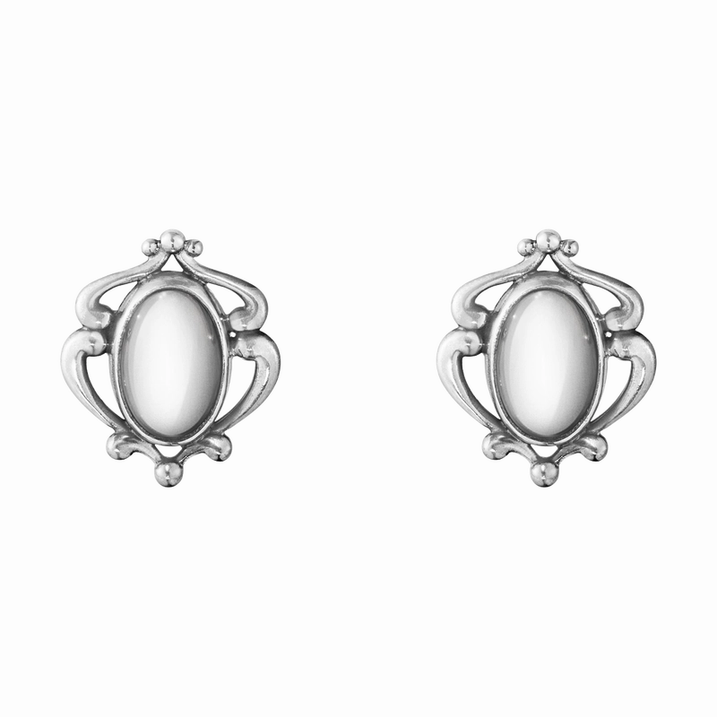 Georg Jensen 2019 Heritage Sterling Silver Earclips