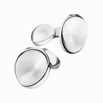 Georg Jensen 74C Sterling Silver Cufflinks