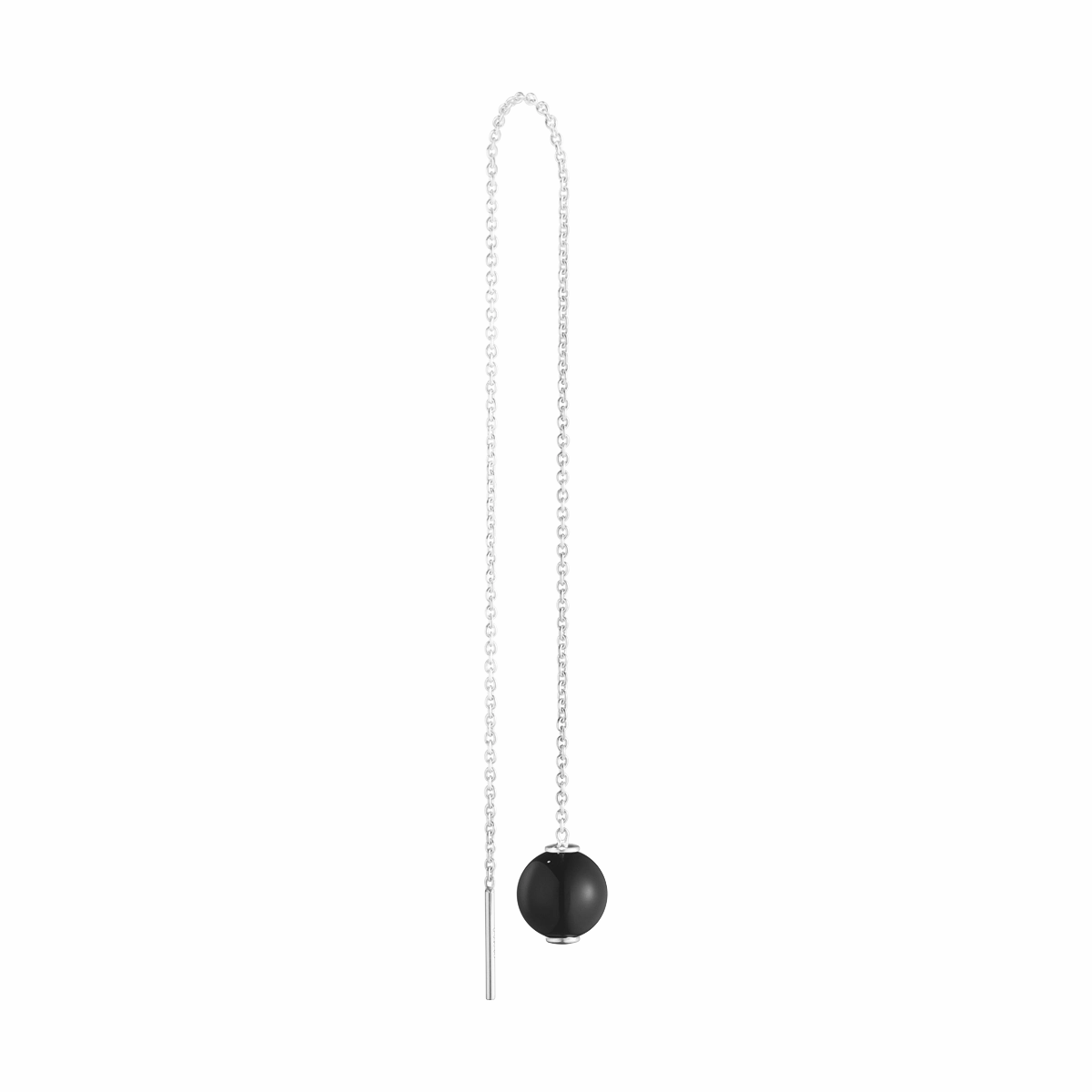 Georg Jensen Moonlight Grapes Sterling Silver Threader Earring