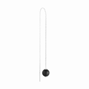Georg Jensen Moonlight Grapes Sterling Silver Threader Earring