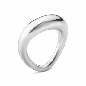 Georg Jensen Offspring Sterling Silver Large Ring D