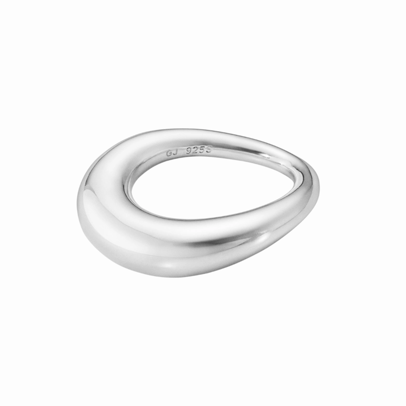 Georg Jensen Offspring Sterling Silver Large Ring D