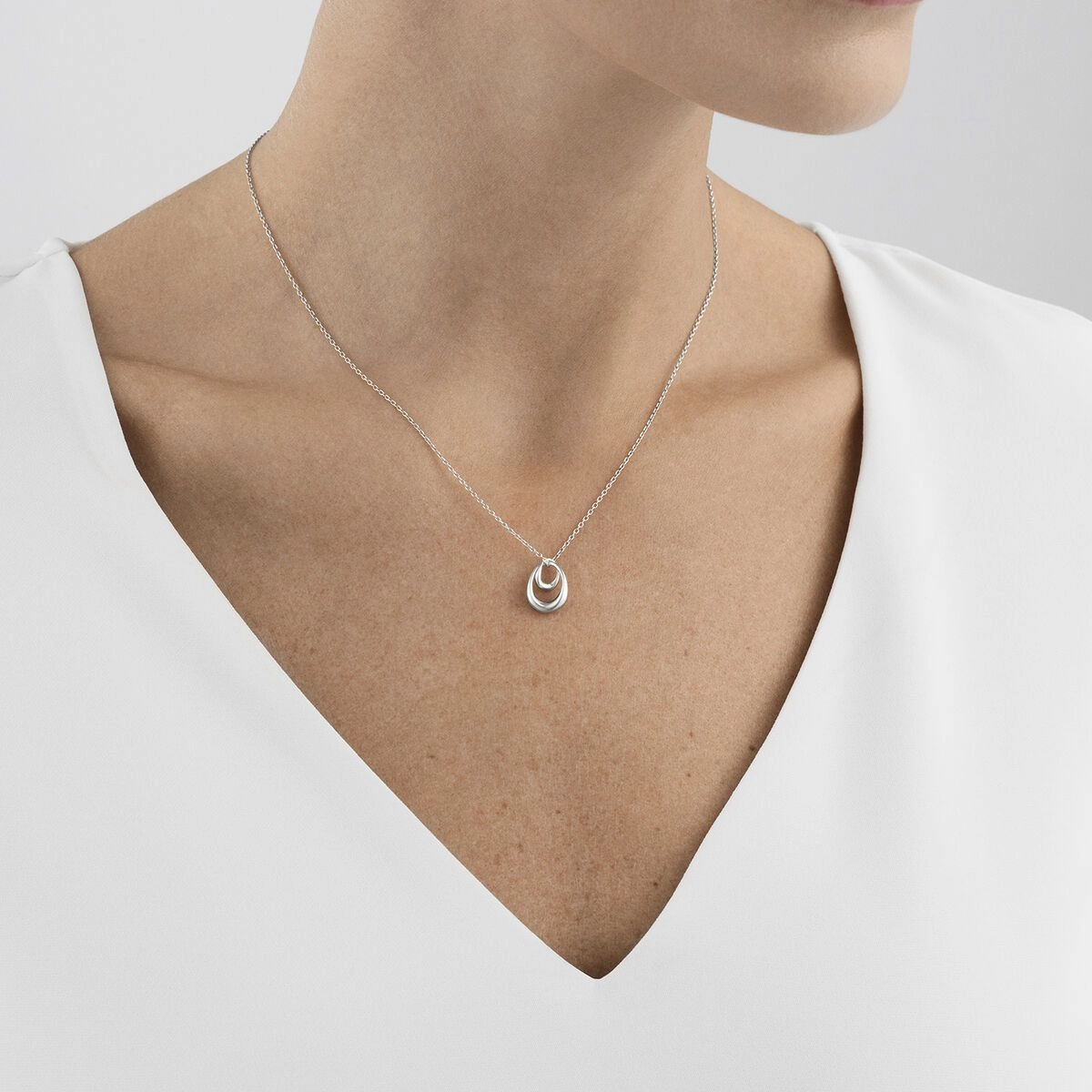 Georg Jensen Offspring Sterling Silver Small Necklace
