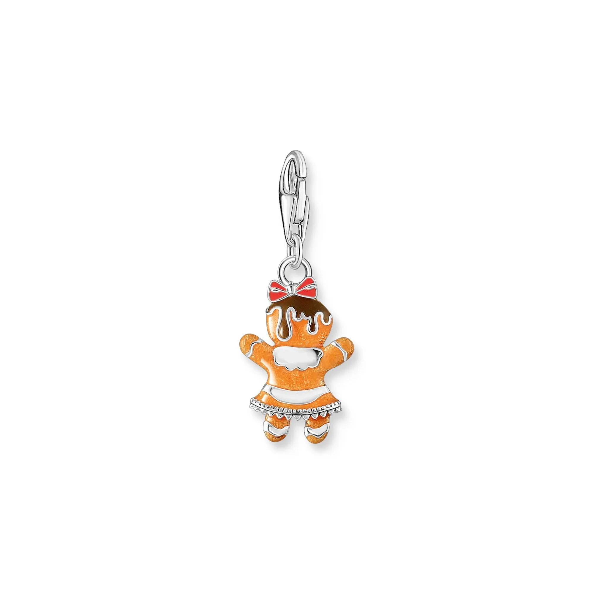 Gingerbread girl charm pendant