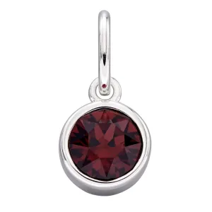 Gold Plated Burgandy Swarovski Crystal Pendant P1578
