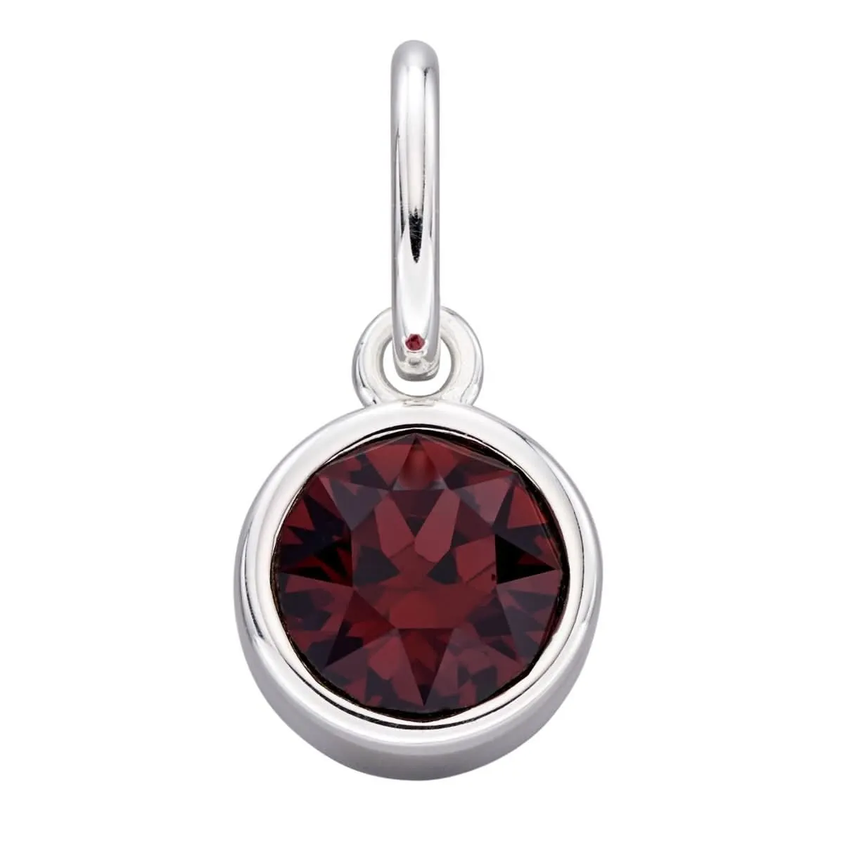 Gold Plated Burgandy Swarovski Crystal Pendant P1578