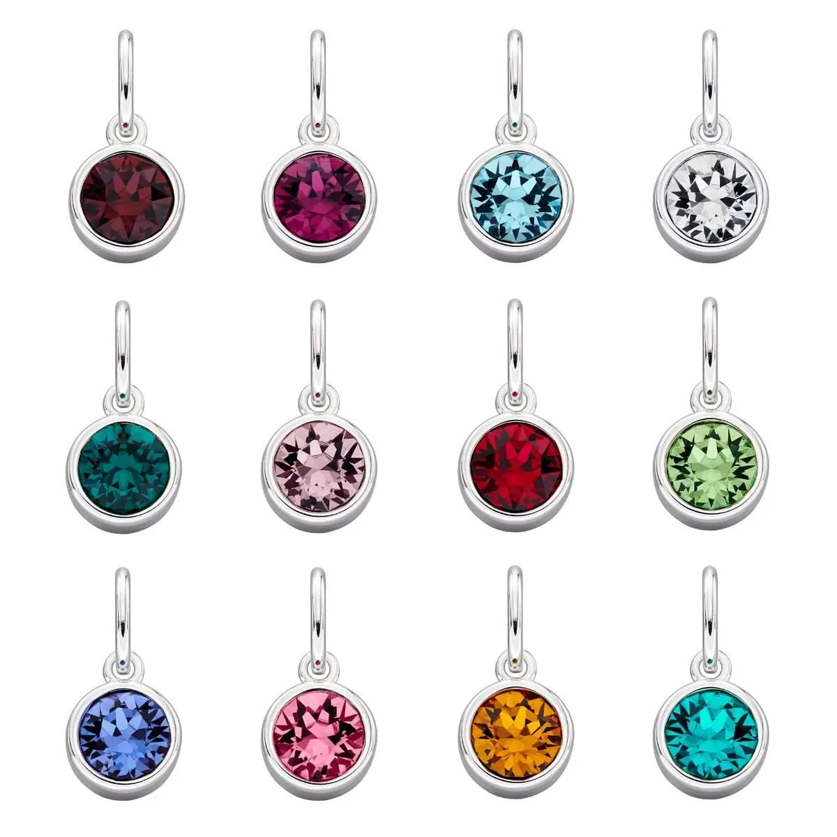 Gold Plated Burgandy Swarovski Crystal Pendant P1578