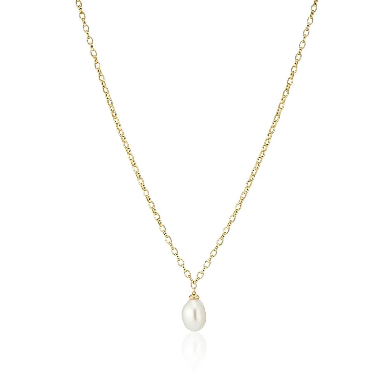 Gold Plated Padua Uno Necklace SJ-N2455-P-YG