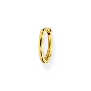 Gold Plated Sterling Silver Thomas Sabo Charm Club Hoop 15mm * 1 Earring Only*