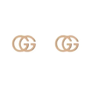 Gucci GG Running 18ct Rose Gold Stud Earrings