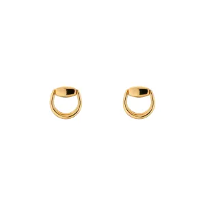 Gucci Horsebit 18ct Yellow Gold Stud Earrings
