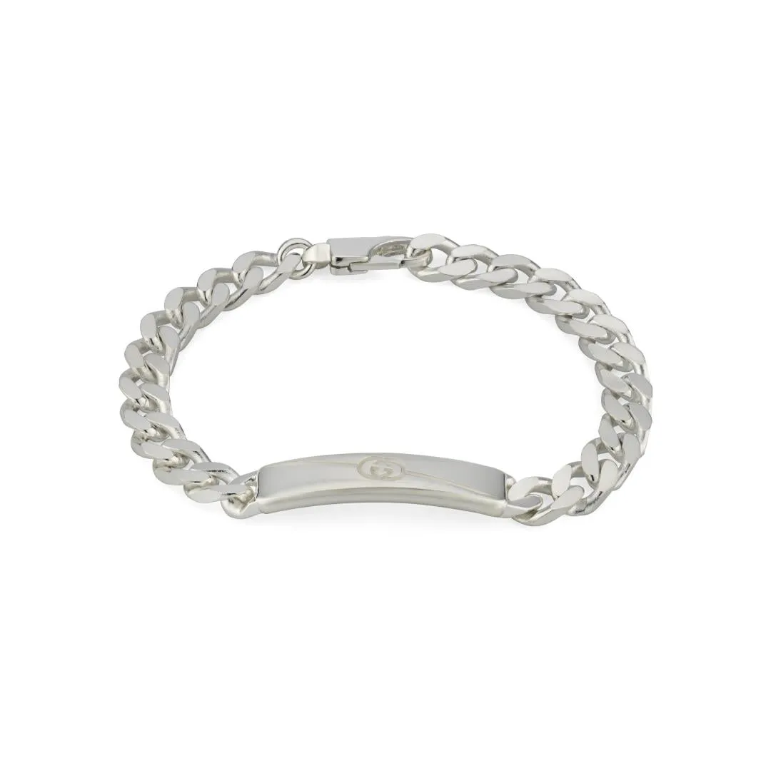 Gucci Interlocking Sterling Silver Bracelet