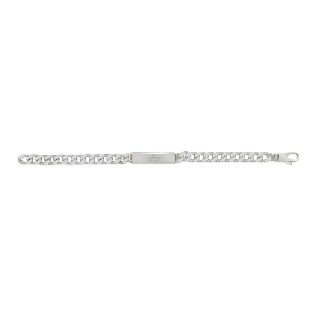 Gucci Interlocking Sterling Silver Bracelet