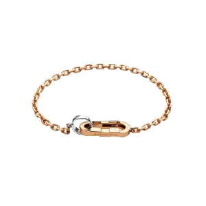 Gucci Link To Love 18ct Rose Gold Chain Bracelet