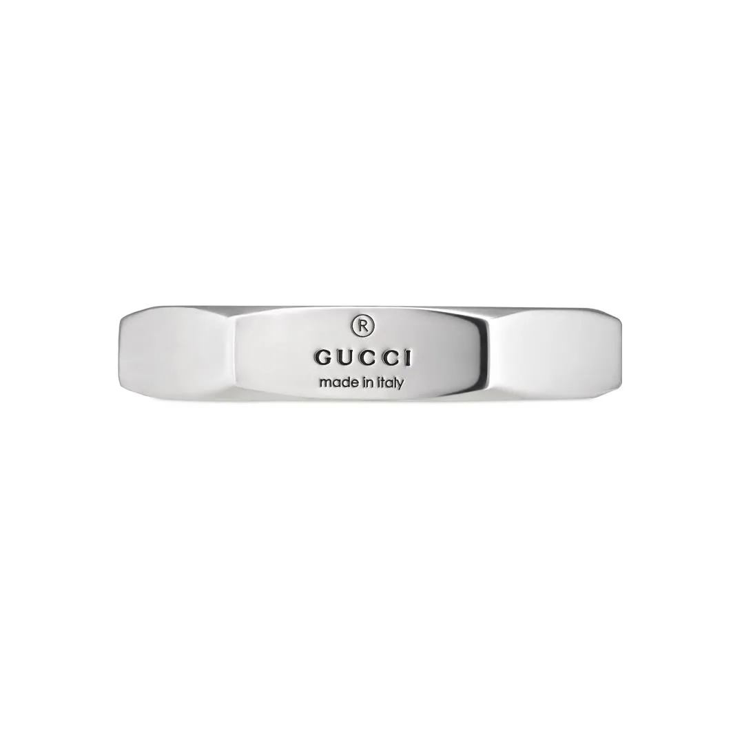 Gucci Trademark Sterling Silver Ring