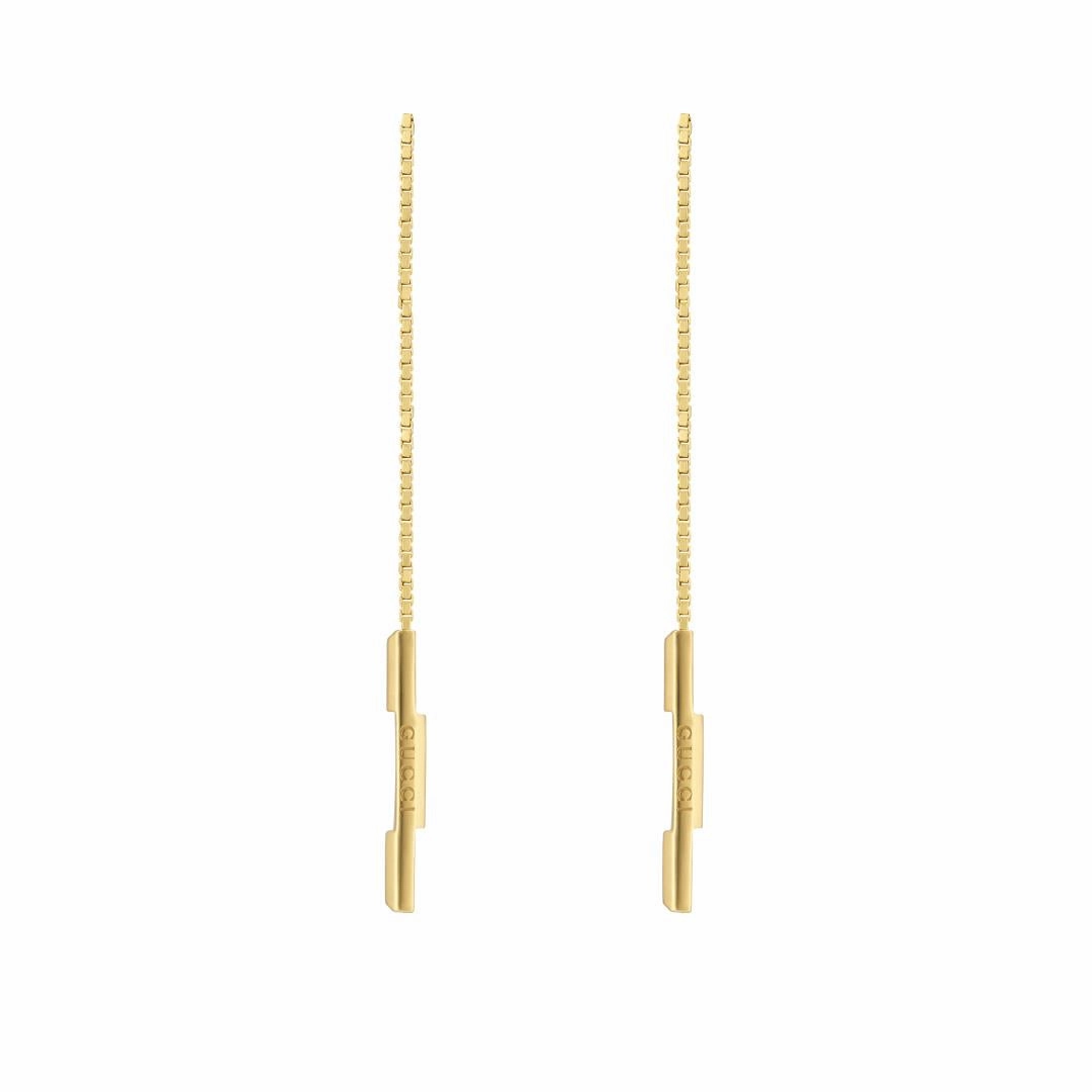 Gucci Link to Love 18ct Yellow Gold Chain Earrings