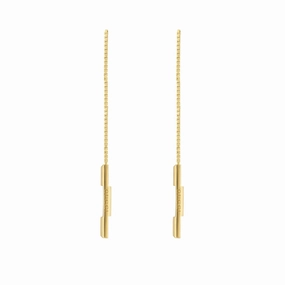 Gucci Link to Love 18ct Yellow Gold Chain Earrings