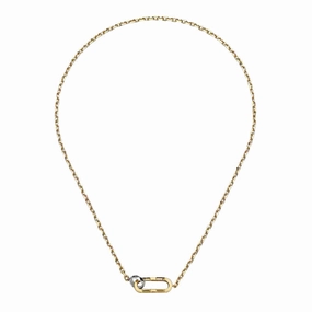 Gucci Link To Love 18ct Yellow Gold Chain Necklace