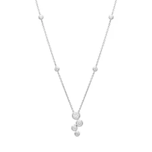 Hans D. Krieger 18ct White Gold 0.67ct Diamond Bubble Necklace