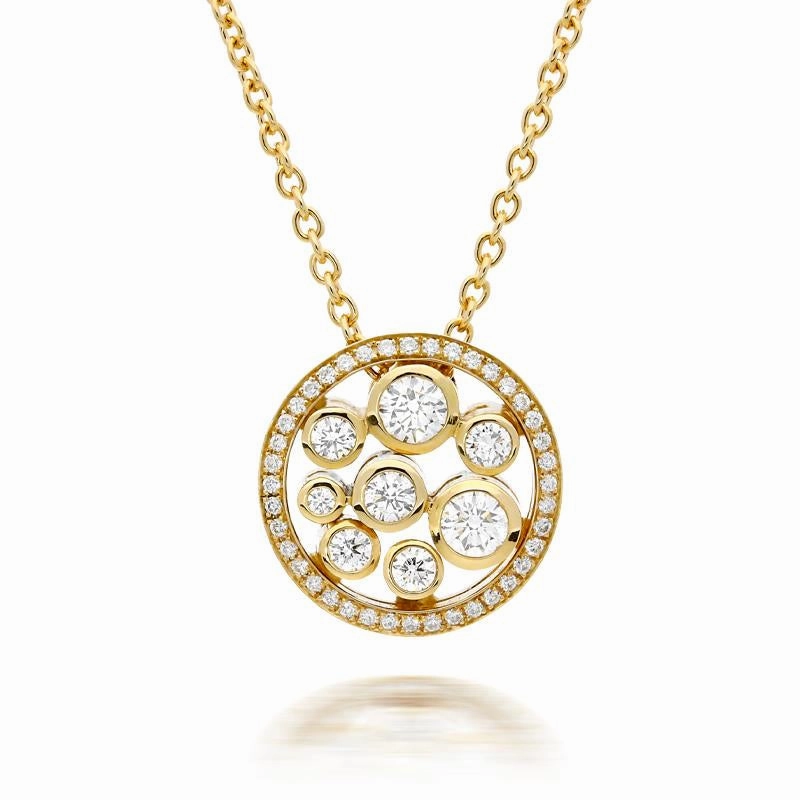 Hans D. Krieger 18ct Rose Gold 0.53ct Diamond Necklace