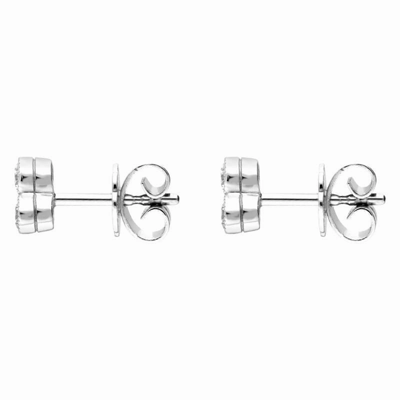 Hans D. Krieger 18ct White Gold 0.45ct Diamond Stud Earrings