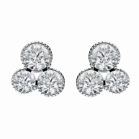 Hans D. Krieger 18ct White Gold 0.45ct Diamond Stud Earrings