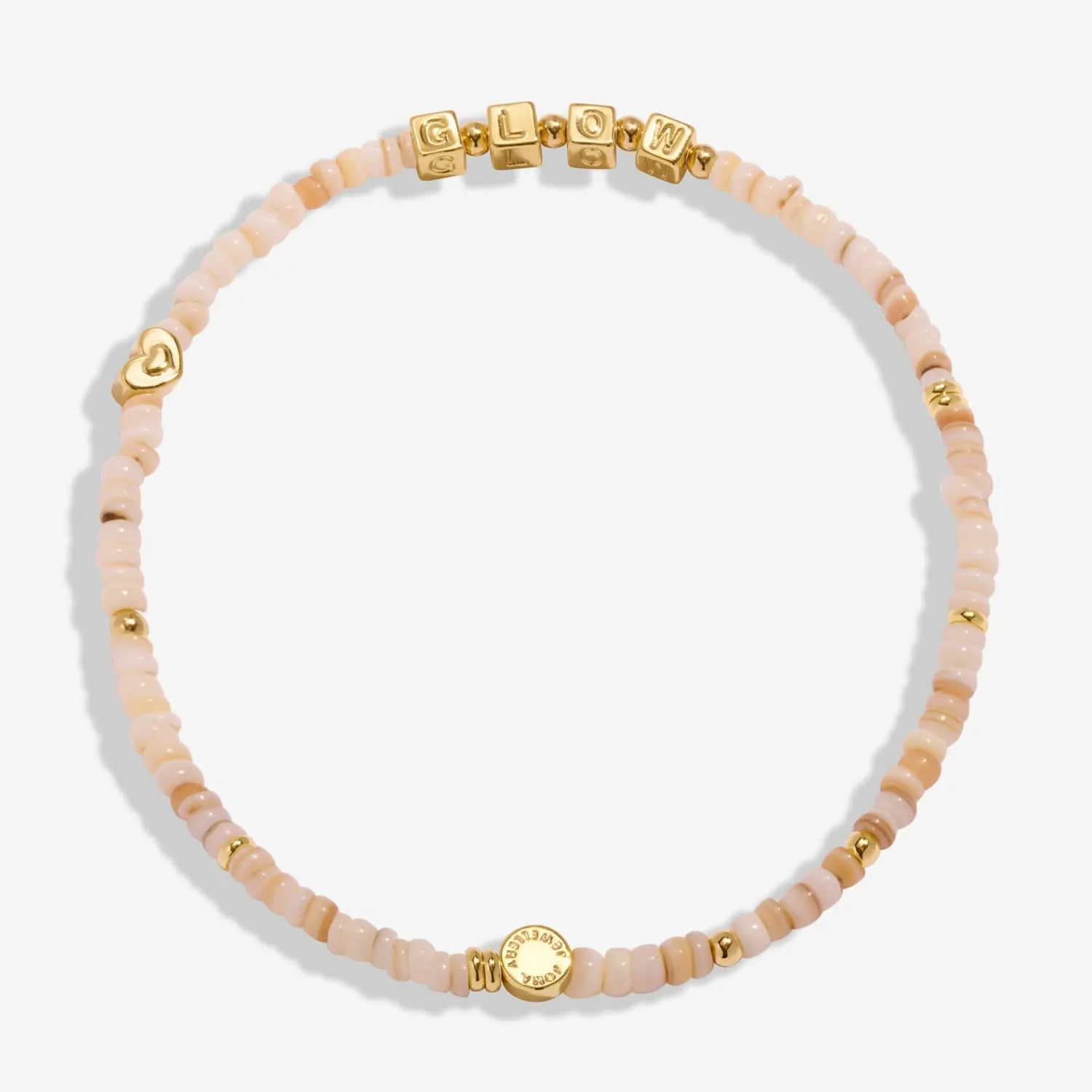 Happy Little Moments Let Your Soul Glow Gold Plated Anklet 8240