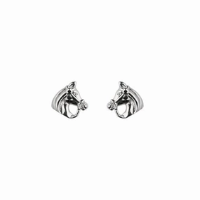 Horse Head Stud Earrings 4480HP