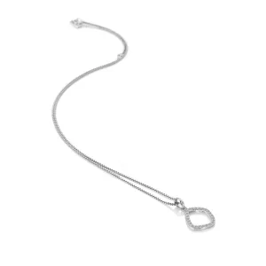 Hot Diamonds Behold Sterling Silver Topaz Statement Pendant D