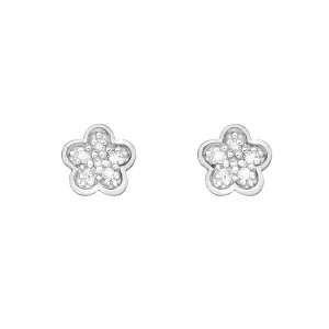 Hot Diamonds Earrings Stargazer Flower studs Silver