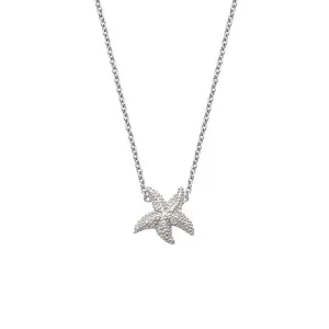 Hot Diamonds Eternal Love Sterling Silver Starfish Necklace D