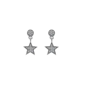 Hot Diamonds Glint 9ct White Gold Earrings