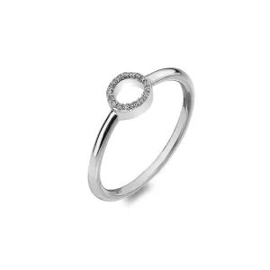 Hot Diamonds Infinity 9ct White Gold Ring